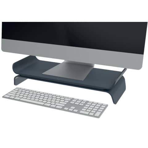 Supporto per monitor regolabile a 2 altezze Leitz Ergo grigio scuro - 209x112x438 mm - 65040089